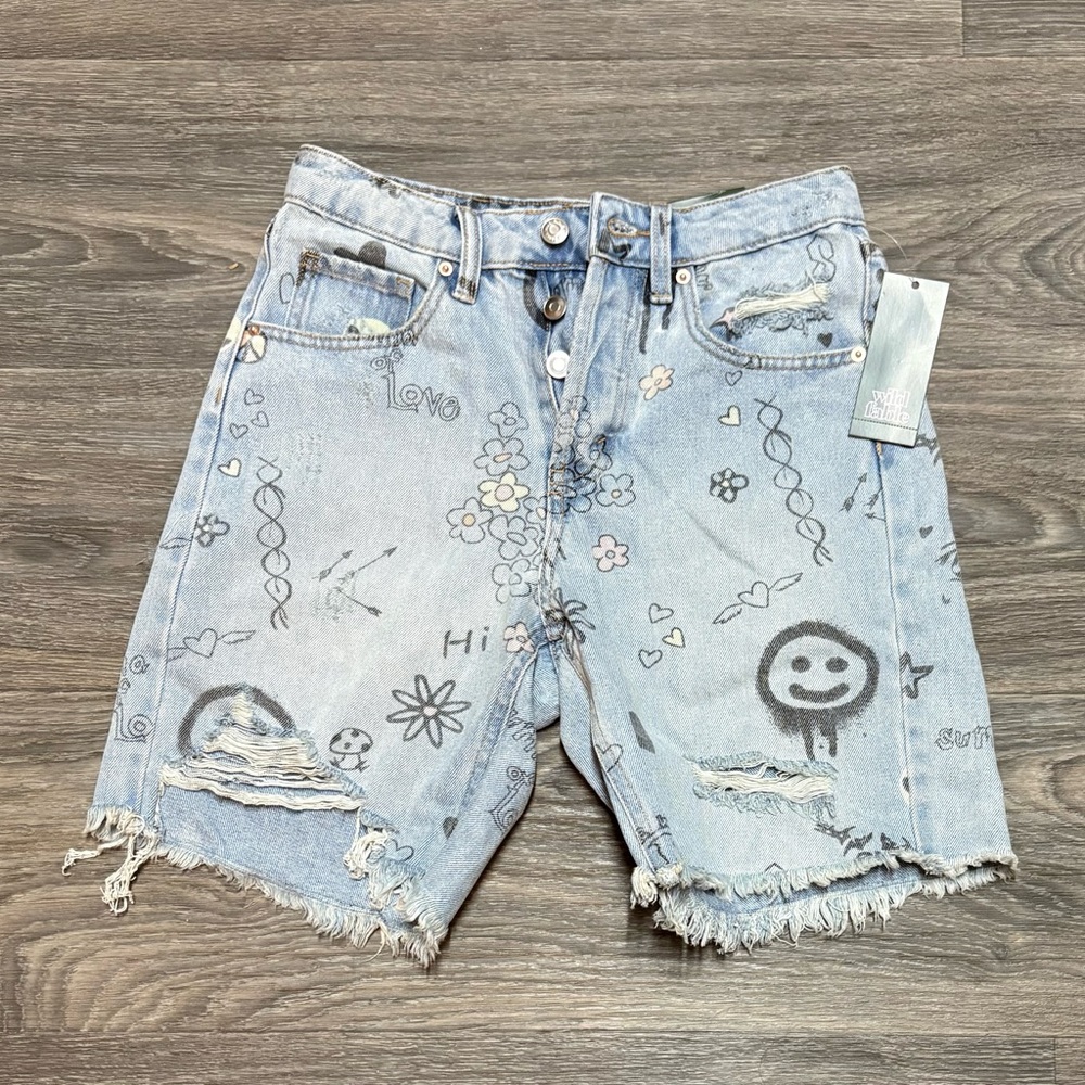 NWT Wild Fable Light Blue Denim Shorts